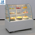 air cooling upright beverage milk display chiller meat refrigerator showcase mini table top cake showcase cooler chiller